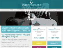 Tablet Screenshot of linkchiropractic.co.uk
